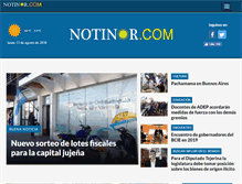 Tablet Screenshot of notinor.com